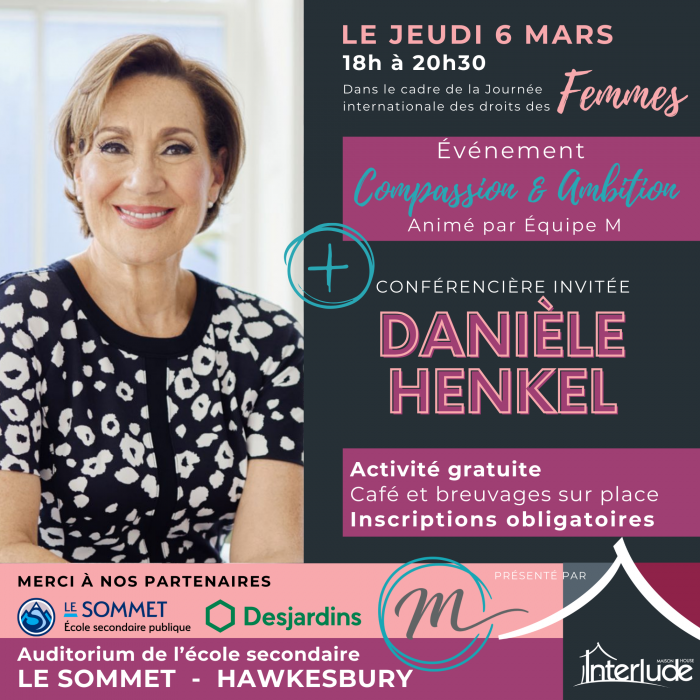 Compassion & Ambition - Conférencière invitée Danièle Henkel